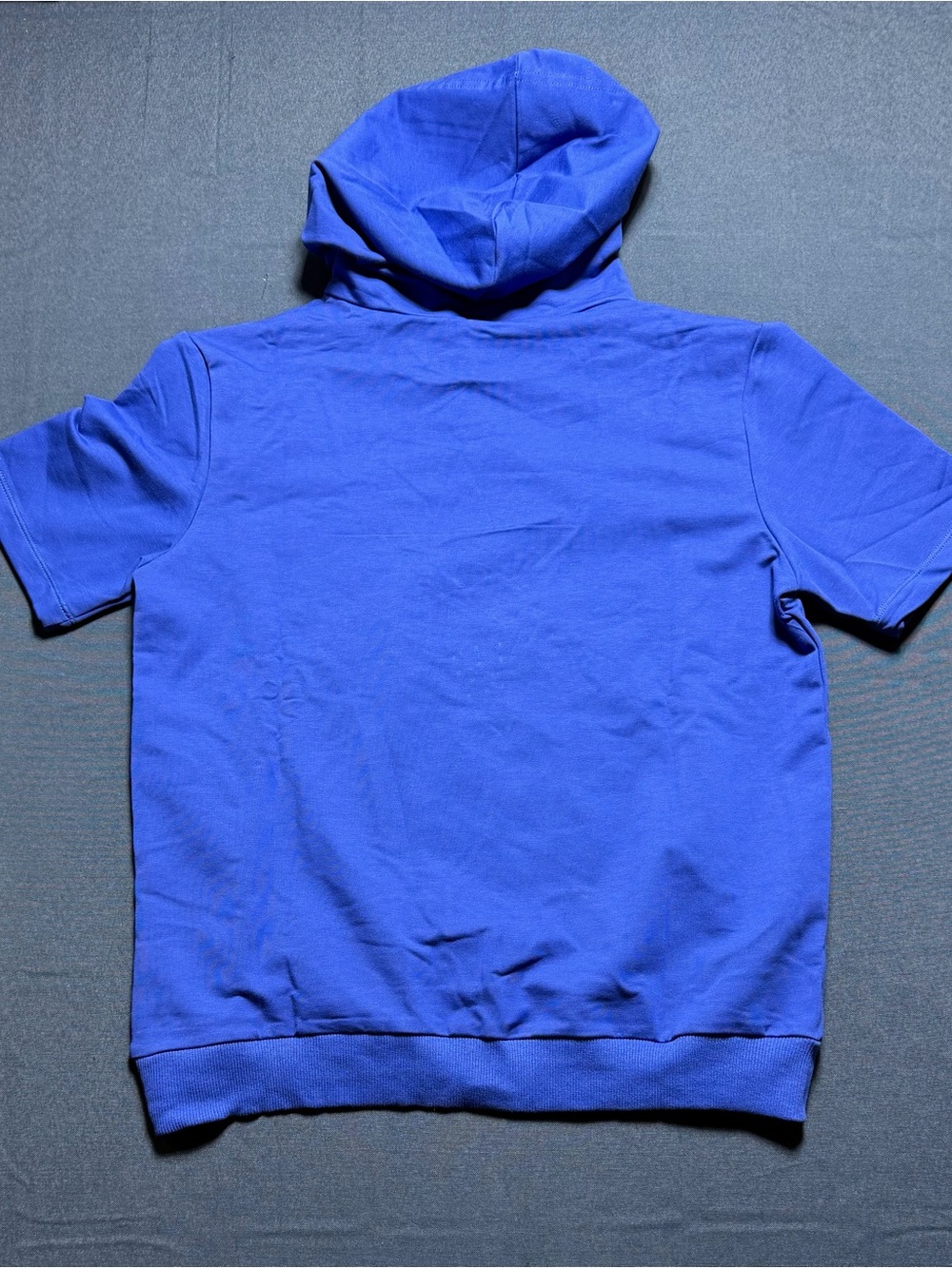 97% Cotton 3% Elastan Size L NWT Black Pharaoh Short Sleeve Hoodie - Picture 7 of 10